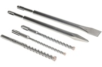 Набор буров SDS+ BOSCH SDS-plus-5X 5 шт. + 2 зубила SDS+ Арт. 2607017515