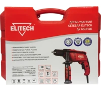 Дрель уд. Elitech ДУ 650РЭК 650Вт 13мм БЗП кейс Арт. ДУ 650РЭК