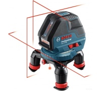 Нивелир лазерный BOSCH GLL 3-50 10м, 0,3мм/м, 3 луча, 1/4 5/8, подставка Арт. 0601063800