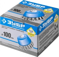 Щетка чашечная для УШМ витая 100мм, М14 ЗУБР Арт. 35275-100_z02