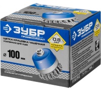 Щетка чашечная усиленная для УШМ витая 100мм, М14 ЗУБР Арт. 35271-100_z02