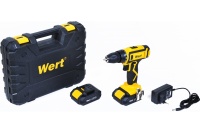 Дрель-шуруповерт акк WERT CD 16-2TLi  16V*1.5Ah Li-Ion 28Нм Арт. CD 16-2TLi