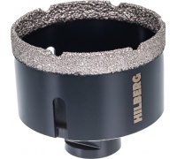 Коронка алмазная HILBERG 68мм М14 по керамограниту для УШМ (сухое сверление) Арт. HH668