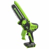 24В Цепная мини пила аккумуляторная Greenworks CS2410A,10см, бесщёточная, c 1хАКБ 2Ач и ЗУ