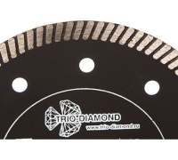 Диск алмазный Trio-Diamand 125*22,23*1,2мм Турбо ультратонкий Grand hot press сух/мок керамогранит Арт. GTT702