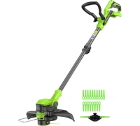 Триммер аккумуляторный Greenworks 40V  G40LT331,33 см, без АКБ и ЗУ 