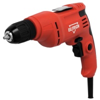 Дрель Elitech Д 400РЭ 400Вт 10мм БЗП Арт. Д 400РЭ