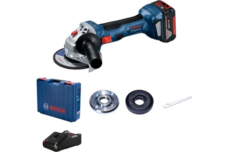 УШМ акк BOSCH GWS 180-LI 18V*4Ah Li-Ion 125мм 1 акк ЗУ кейс Арт. 06019H90R1