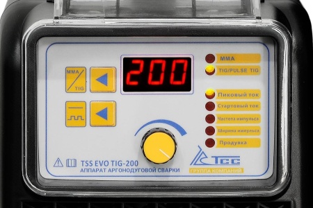 Аргоновый аппарат ТСС EVO TIG-200 10-200А 5,12кВт 1,6-4мм 220В