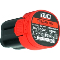Аккумулятор TEH TB2.0Ah 16V 16В*2Ач Li-ion Арт. TB2.0Ah 16V