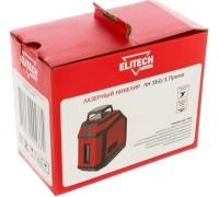 Нивелир лазерный Elitech ЛН 360/1 Промо 30/80м 0.2мм/м 360град 2 луча 1/4 Арт. ЛН 360/1 Промо