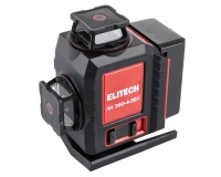 Нивелир лазерный Elitech ЛН 360-4-ЗЕЛ 25м 0.3мм/м 360град 4 зеленых луча 1/4 Арт. ЛН 360-4-ЗЕЛ