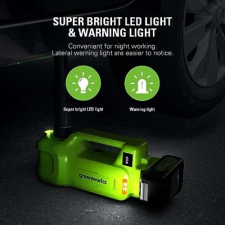 Домкрат гидравический акк GREENWORKS G24JACK 3т без Акк и ЗУ Арт. 3401407