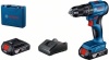 Дрель акк ударная Bosch GSB 185-Li 18V*2Ah Li-Ion 50Нм бесщет дв. 2 АКБ и ЗУ Арт. 06019K3100