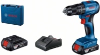 Дрель акк ударная Bosch GSB 185-Li 18V*2Ah Li-Ion 50Нм бесщет дв. 2 АКБ и ЗУ Арт. 06019K3100