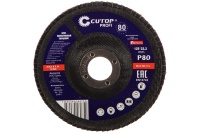 Круг лепестковый Cutop Profi 125х22.2мм Р80 Арт. 70-12580