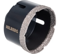 Коронка алмазная HILBERG 68мм М14 по керамограниту для УШМ (сухое сверление) Арт. HH668