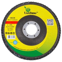 Круг лепестковый торцевой Lvzhou 125*22мм Р80 Арт. KLTL12580