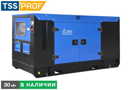 Дизельный генератор ТСС АД-30С-Т400-1РКМ7 в шумозащитном кожухе