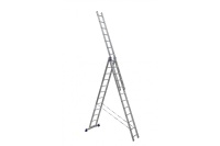 Лестница трехсекционная алюм. 3х12.338/560/786см Алюмет Арт. 5312 АЛЮМЕТ