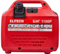 Генератор инверторный Elitech БИГ 1100Р 1/1.1кВт, 220В, р.старт Арт. БИГ 1100Р