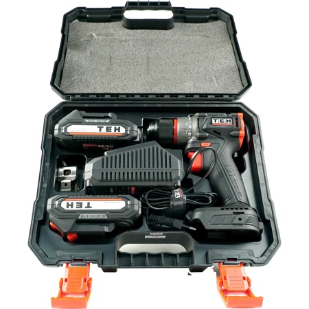 Дрель-шуруповерт акк TEH TDBL420-2B 20V*2.0Ah Li-Ion 60Нм 2 акк Арт. TDBL420-2B