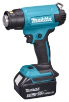 Фен аккумуляторный Makita DHG181RT1J 18V*5.0Ah Li-Ion, 1 АКБ и ЗУ Арт. DHG181RT1J