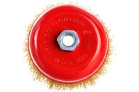 Щетка чашечная для УШМ латунированная 125мм, М14 ELITECH Арт. 1820.074100