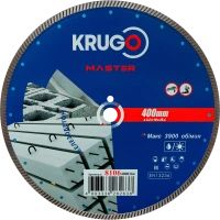 Диск алм KRUGO MASTER Турбо 400*25.4мм по ж/бетону Арт. 81064000264