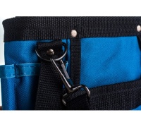 Сумка-пояс ЗУБР ЭКСПЕРТ одинарная, держатель для молотка, 9 карманов Арт. 38632