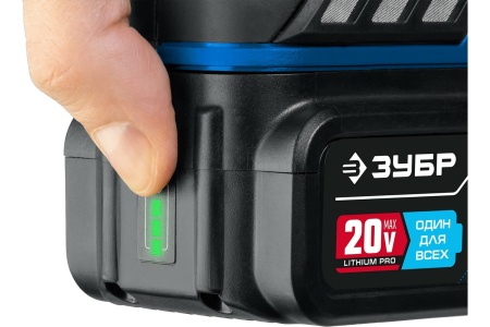 Гайковерт акк. уд. ЗУБР GB-250-42 20V*4.0Ah Li-Ion 1/2" 280Нм 2АКБ ЗУ Арт. GB-250-42