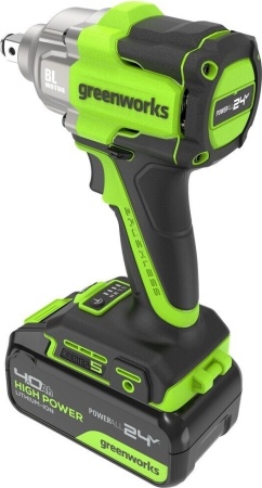 24V Гайковерт ударный акк.IW5500, б/щет, 1/2'', 500Нм,3 режима,1х4Ач,ЗУ,кор (3805007CUB)