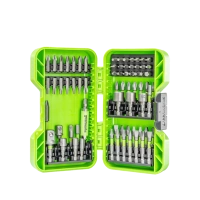 Набор бит/торц. головок/адаптеров GREENWORKS 70 предм. в кейсе Арт. 2944407