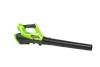 Воздуходув аккумуляторный GREENWORKS G40AB 40V 510 м.куб./ч без АКБ и ЗУ Арт. 2400807