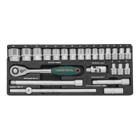 Набор головок 1/2" 8-34мм 24 пердм. Jonnesway S04H4724S Арт. 47483