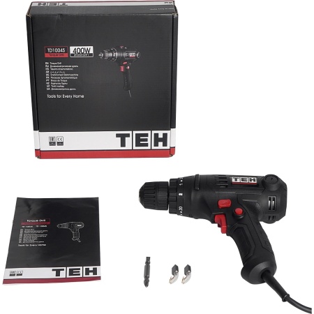 Шуруповерт TEH TD1004S 400Вт 0,8-10мм Арт. TD1004S