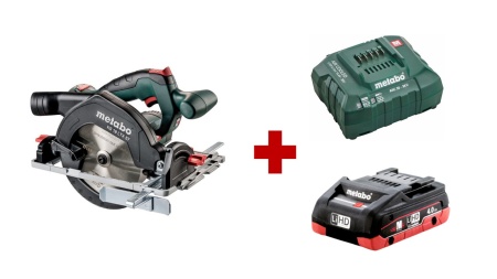 Пила дисковая акк Metabo KS 18 LTX 57 165*20мм, 57мм, 18V Li-Ion 1 АКБ, 4АЧ, З/У Арт. T03480