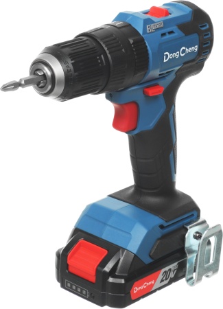 Дрель аккумуляторная уд DongCheng DCJZ2050i(TYPE DM) 20V*2Ah 50Нм АКБ ЗУ кейс Арт. DCJZ2050i(TYPE DM)