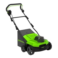 Аэратор-скарификатор аккумуляторный Greenworks , 40V, бесщеточный,  c 1хАКБ 4Ач и ЗУ