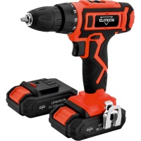 Дрель-шуруповерт аккумуляторная Elitech ДМ ДА 202СЛ 20В, 2х1.7Ач, 30Нм Арт. ДА 202СЛ (E2201.017.01)