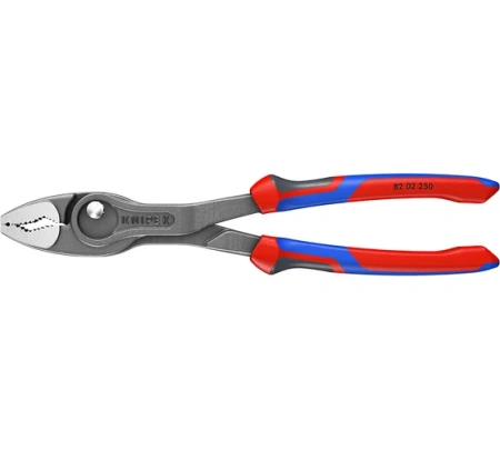 Клещи с фронтальным и боковым захватами 250мм KNIPEX TwinGrip зев 5-27мм Арт. KN-8202250