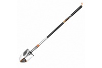 Лопата штыковая FINLAND 125см, нержавеющая сталь, алюминиевый черенок Арт. 1504