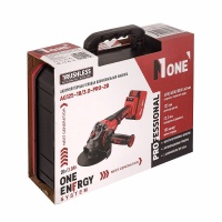 УШМ акк NUMBER ONE AG125-18/3.0-PRO-2B 20V*3Ah Li-Ion 125мм 2 акк ЗУ кейс Арт. AG125-18/3.0-PRO-2B 1