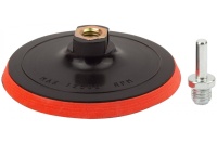 Диск полировочный 125мм гайка м14+ переход д.дрели FIT Арт. 39613