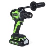  Дрель-шуруповерт GREENWORKS GD24DD90, 24V, б/щет,0-550/0-2100об/мин, 45/90Нм, 1x5Ач,ЗУ