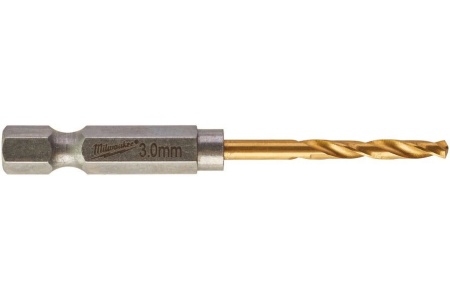 Сверло по металлу Milwaukee RedHEX HSS-G TiN 3.0мм 2шт./уп. Арт. 48894763