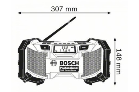 Радио акк. BOSCH GML Sondboxx 14.4/18V без акк и ЗУ Арт. 0601429900