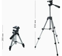 Штатив ADA Digit 65 телескопический алюминиевый 65см 1/4" Арт. А00501