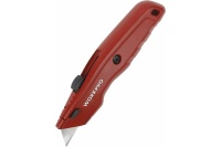 Нож строительный 19мм WORKPRO с выдвижным трапец. лезвием (3 лезвия) Арт. WP213017