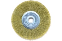 Корщетка-колесо 175мм, латунированная волнистая 22.2мм, ELITECH Арт. 1820.074900